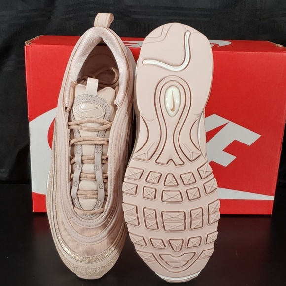 NEW! Nike Air Max 97 SE Beige/Metallic Red Bronze - Picture 4 of 5